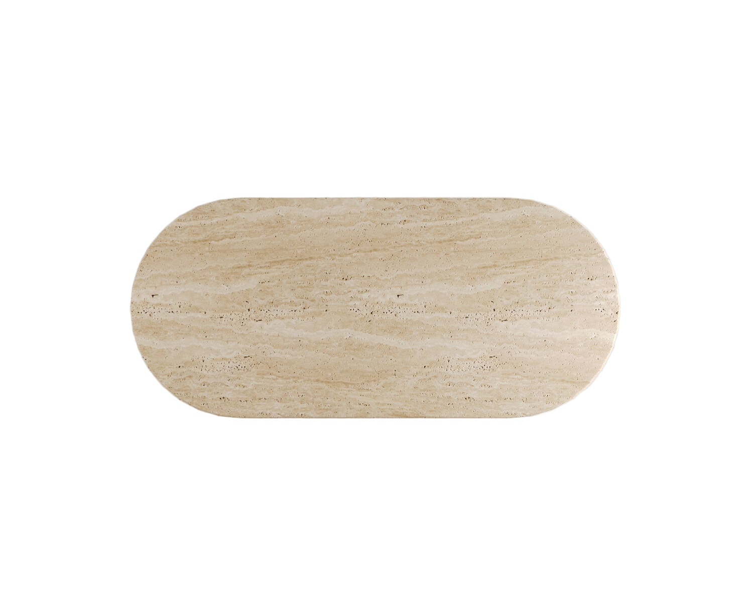 Top-down view of the Luzione Zephyr Sleek Designer Dining Table, showcasing its unique natural stone pattern and modern sophistication