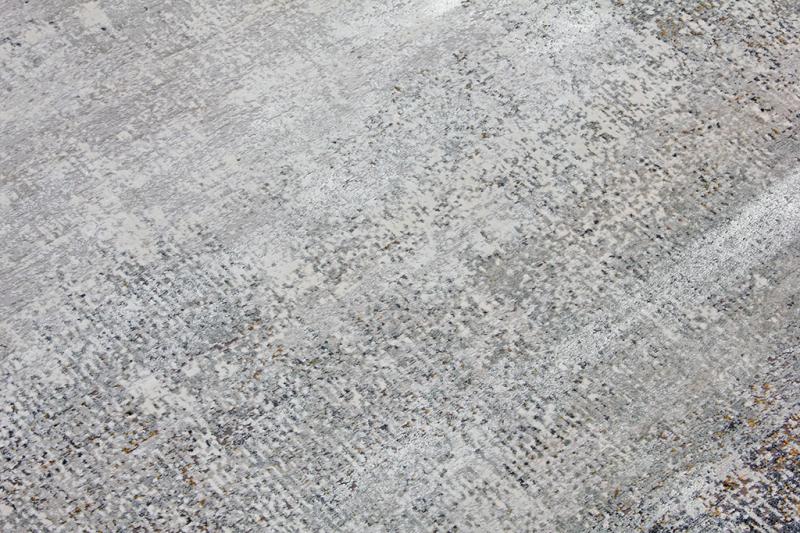 Close up view of gray abstract pattern rug texture