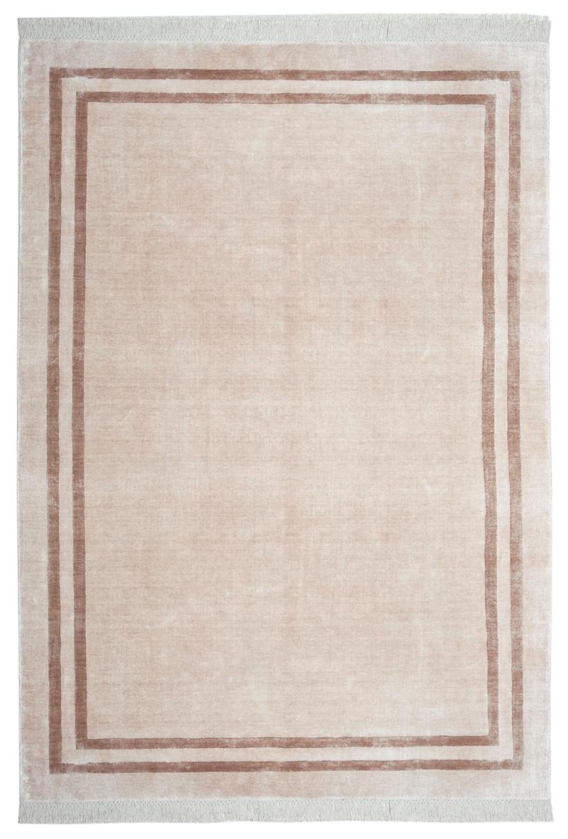 Front view of Cornelli Rug in beige neutral tone, perfect for stylish interiors.