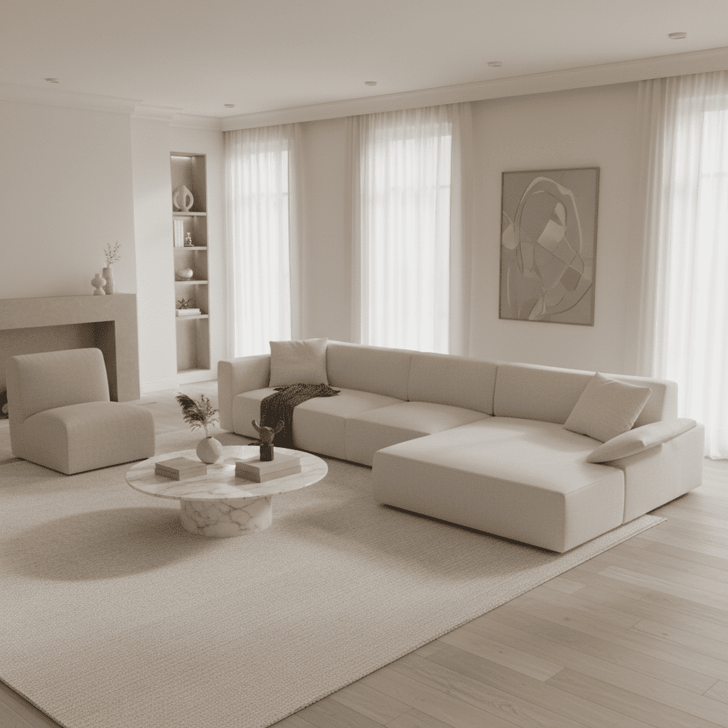 Boxer 3 Seater with Right Arm Chaise