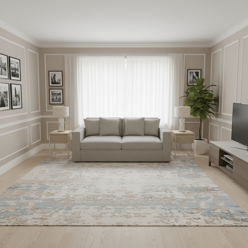 Harvard 2-seater sofa in a bright living room, angled view