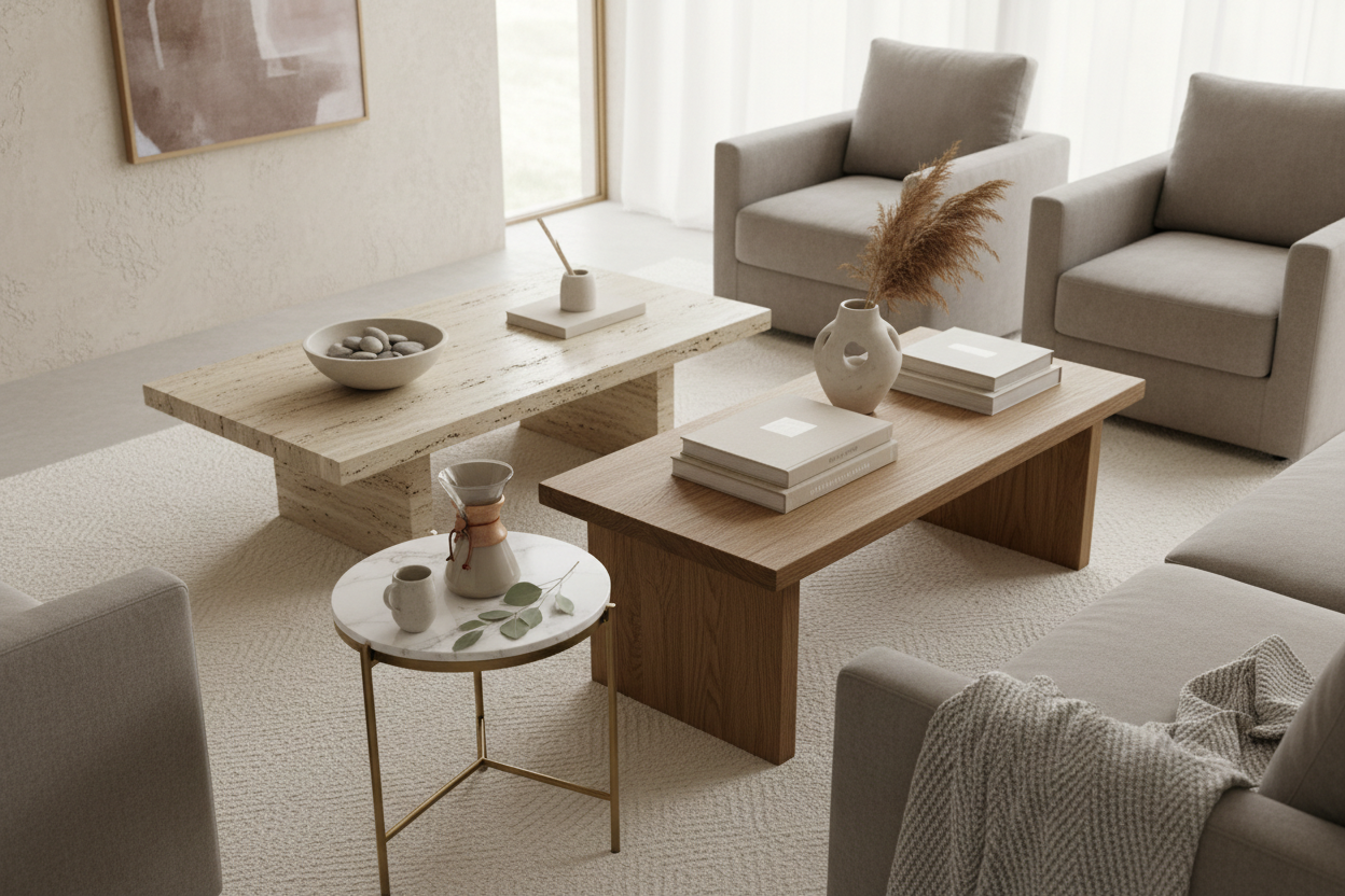 Coffee Table Size: The Formula Designers Use
