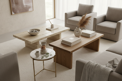 Coffee Table Size: The Formula Designers Use