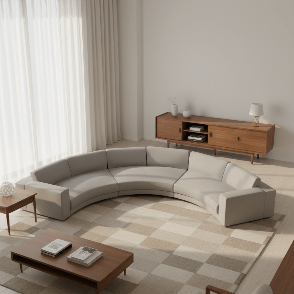 Hills 3 Piece Rounded Sofa