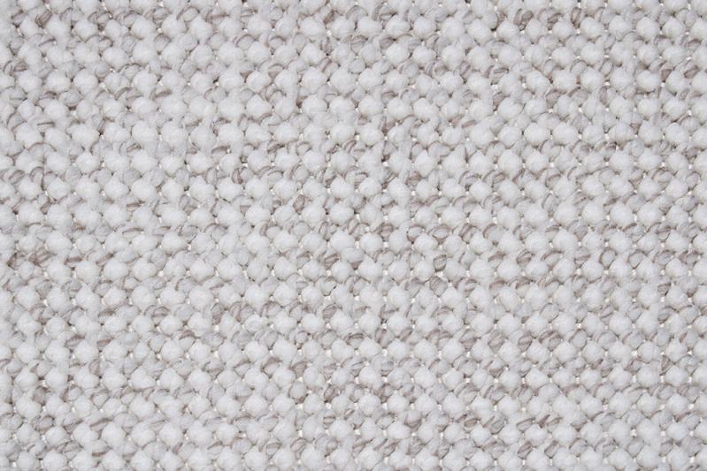 Close up view of white and gray woven fabric texture