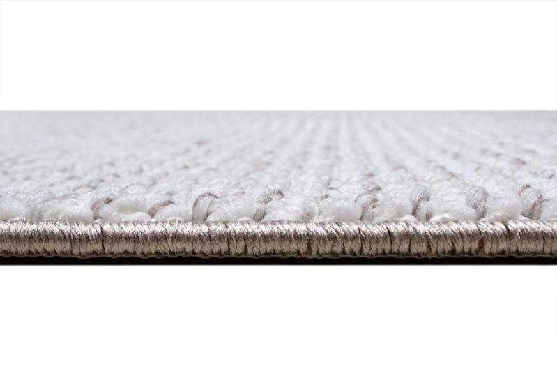 Front view of Nairobi Rug in cream, offering a neutral palette ideal for cozy modern home interiors.