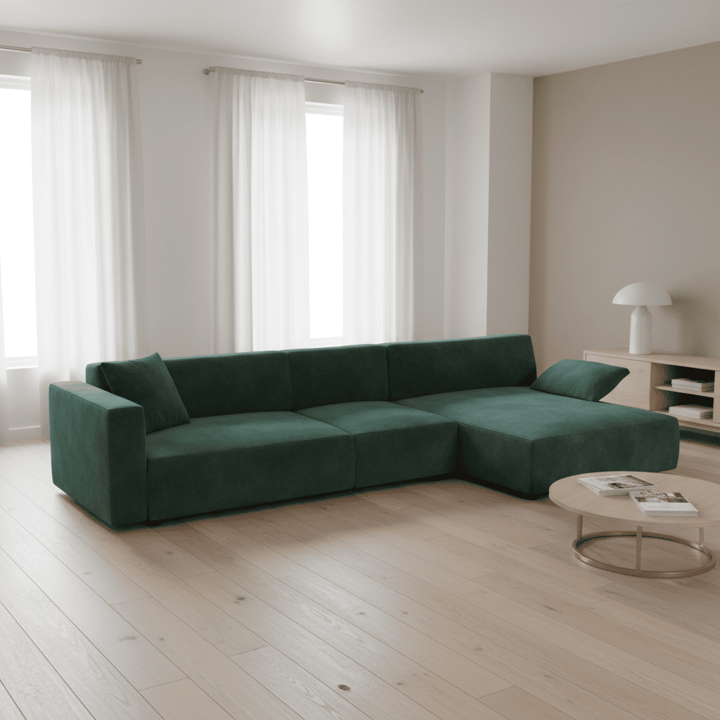Boxer 3 Seater with Right Arm Chaise