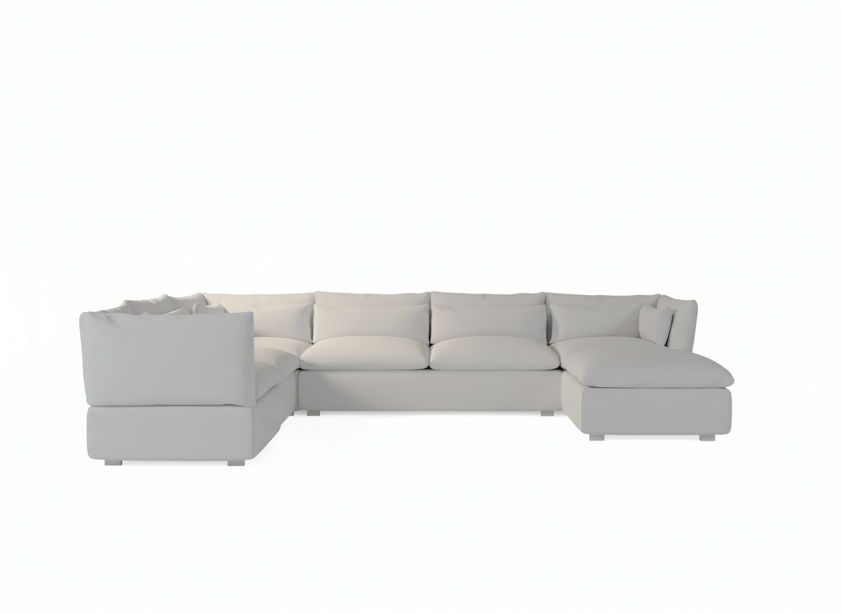 Compos 07 L Sectional with Right Arm Chaise