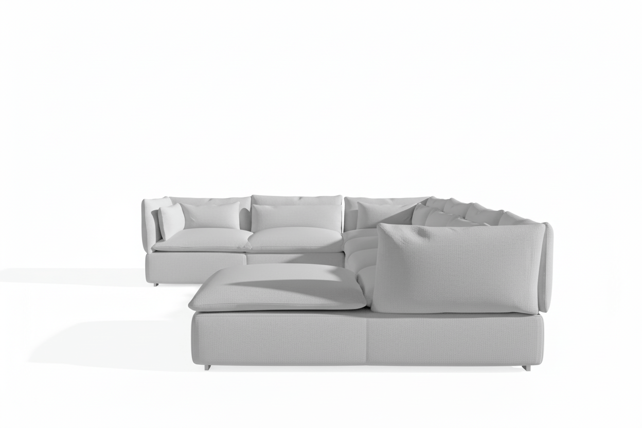 Compos 07 L Sectional with Right Arm Chaise
