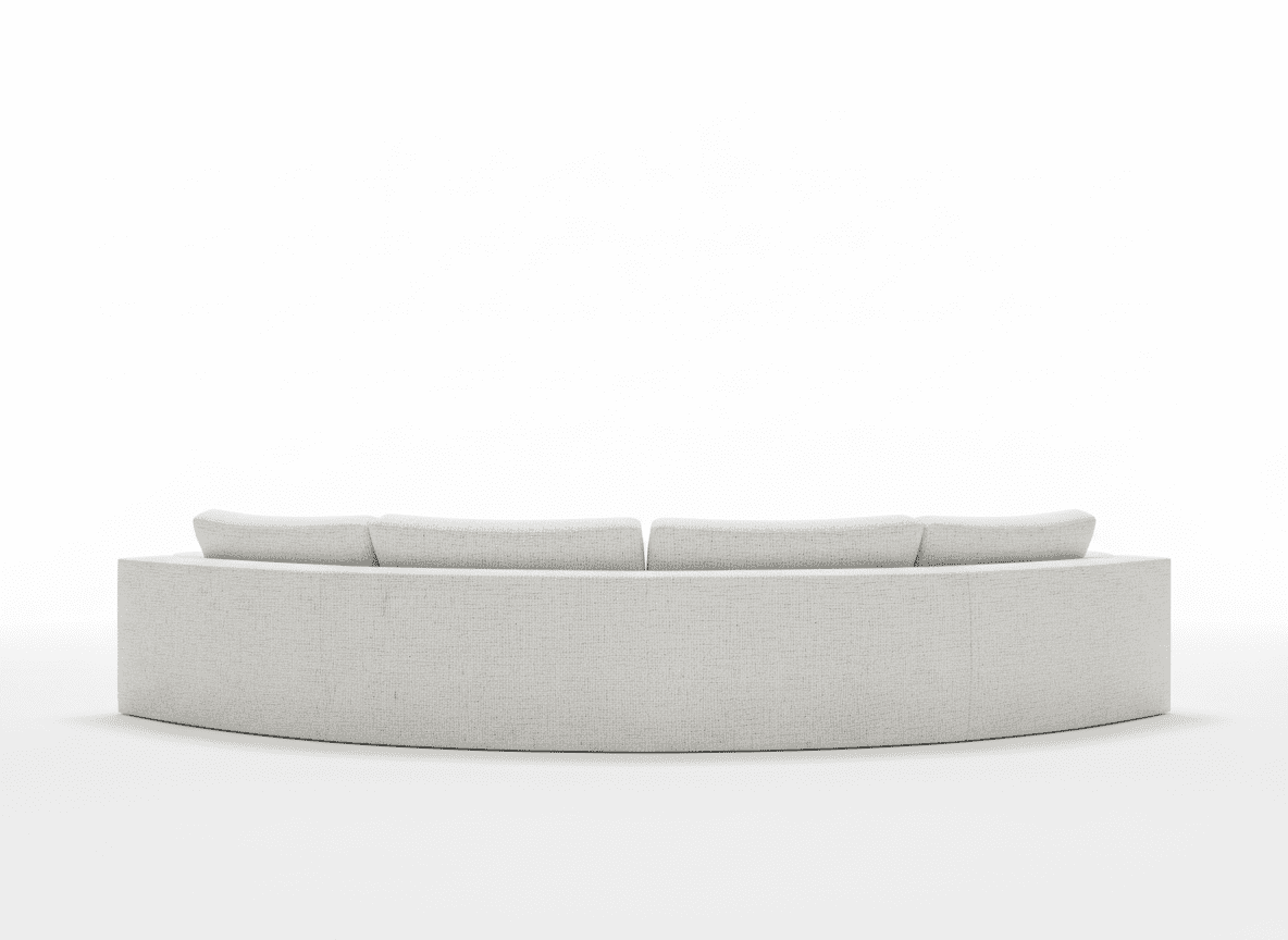 Hills 2 Piece Rounded Sofa