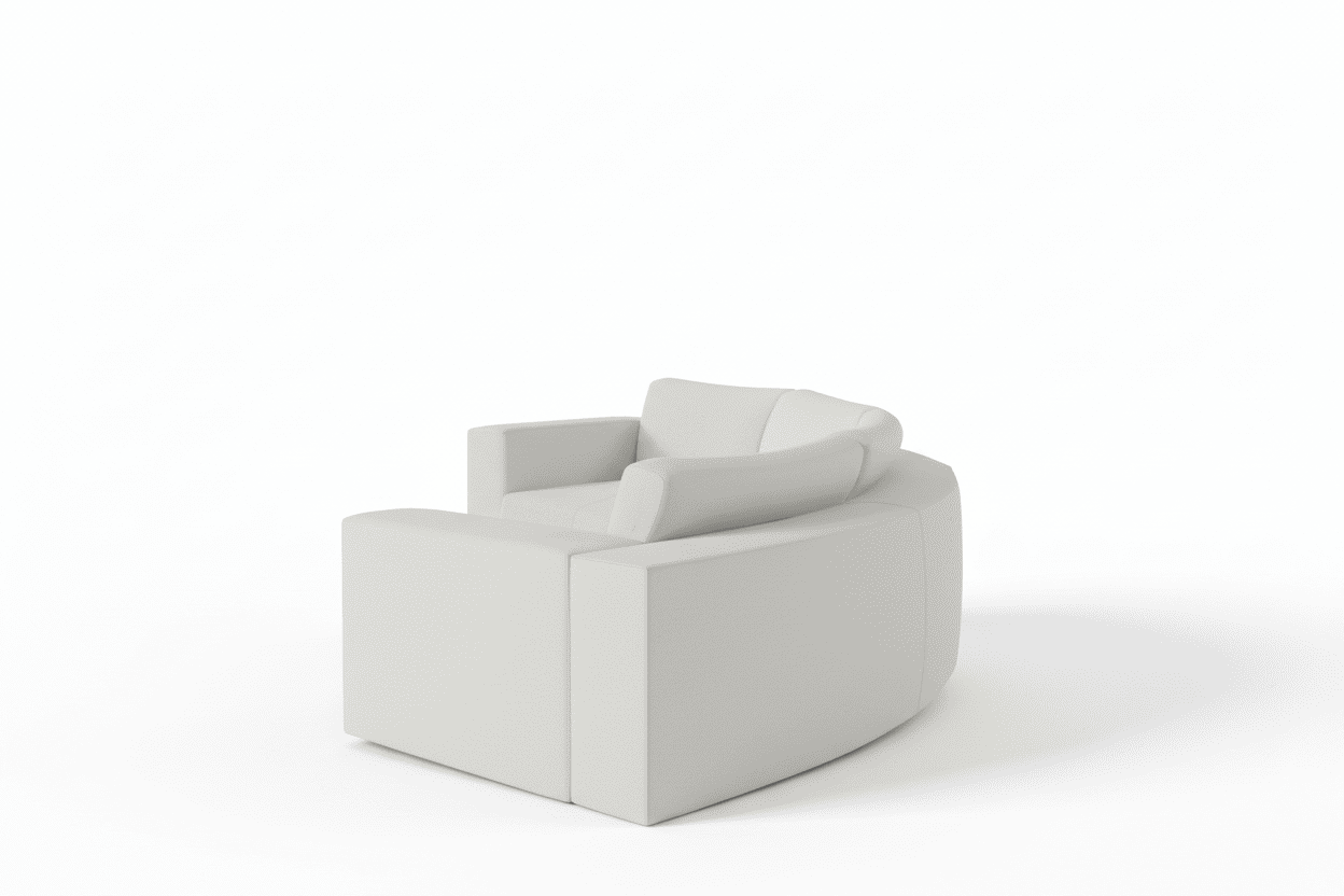 Hills 2 Piece Rounded Sofa