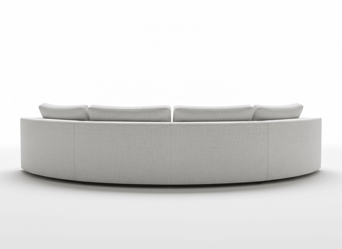 Hills 3 Piece Rounded Sofa