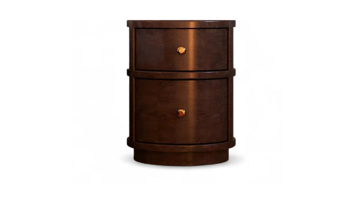 Lunette Walnut Nightstand