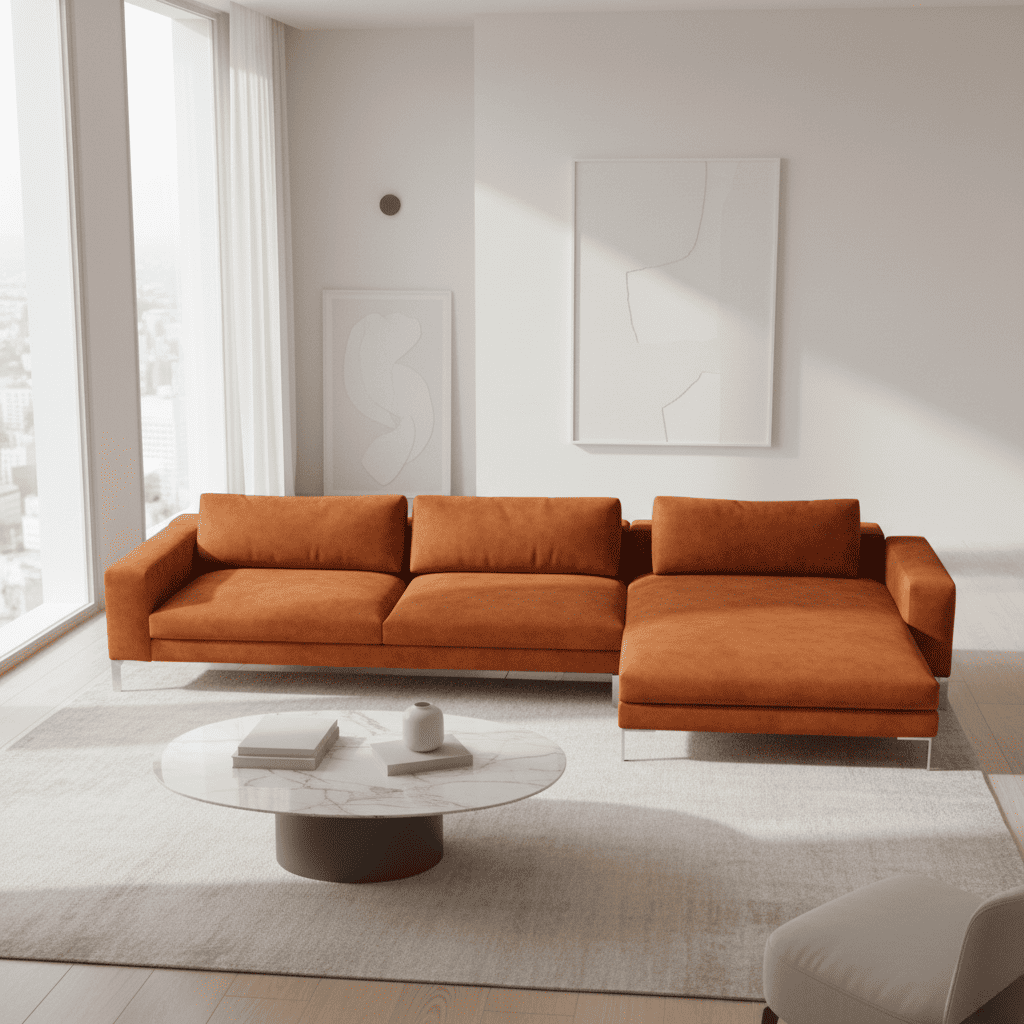 Molvedo 3 Seater Right Arm Chaise Wide