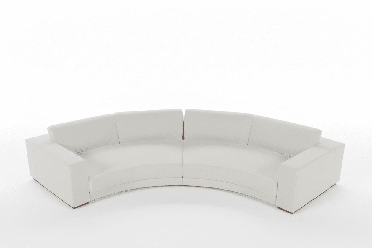 Hills 2 Piece Rounded Sofa