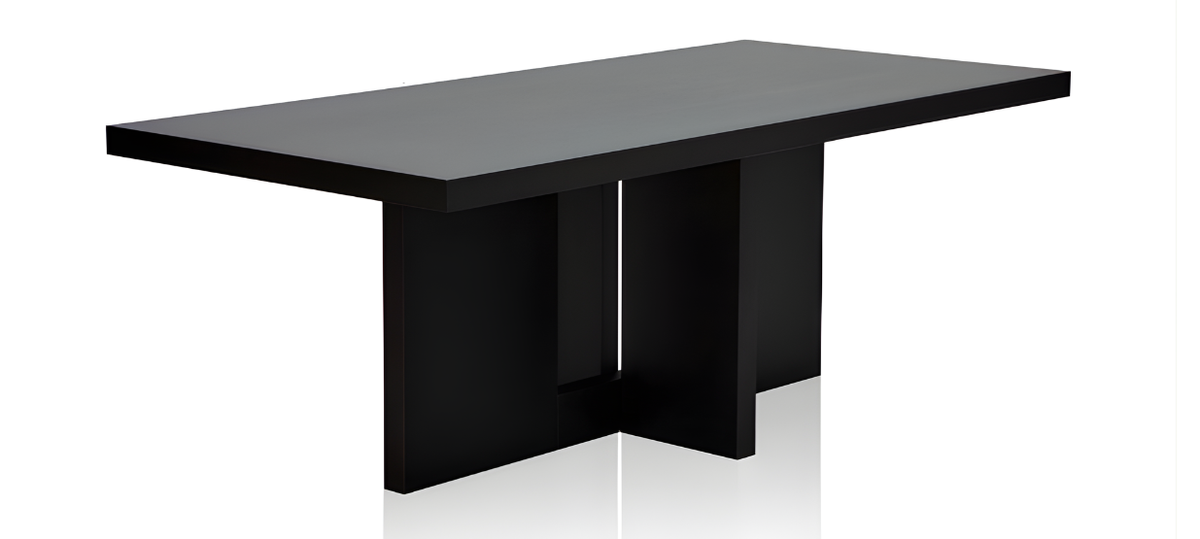 Tokio Table Tokio Wood Dining Table Sculptural Design | Luzione